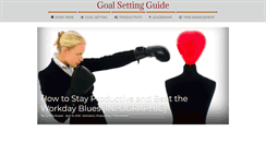 Desktop Screenshot of goal-setting-guide.com