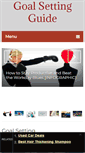 Mobile Screenshot of goal-setting-guide.com